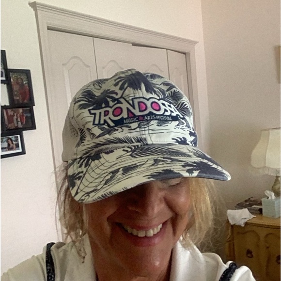 Richardson Ball Cap white blue tropical adjustable st 112P Trondossa fes… - Picture 2 of 10